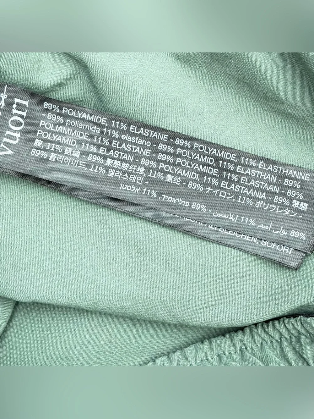 Vuori Men’s Crosscourt Unlined Green Gray Shorts Sz XL